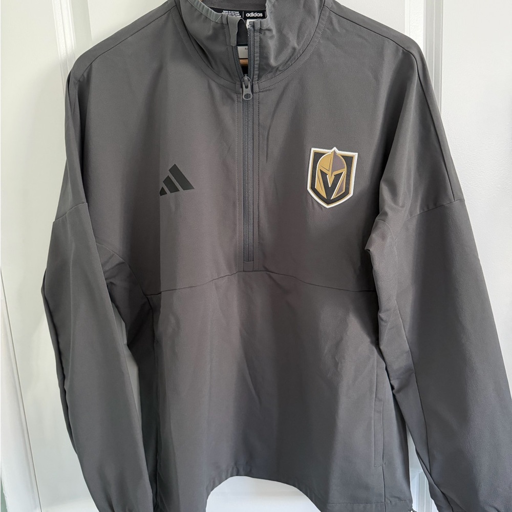 Adidas Storm Gray VGK 1/4 Zip Fleece